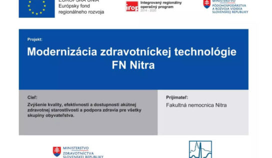 Fakultná nemocnica sa teší novému projektu