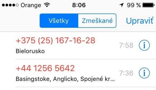 Dávajte si pozor! Ľudí kontaktujú čísla zo zahraničia