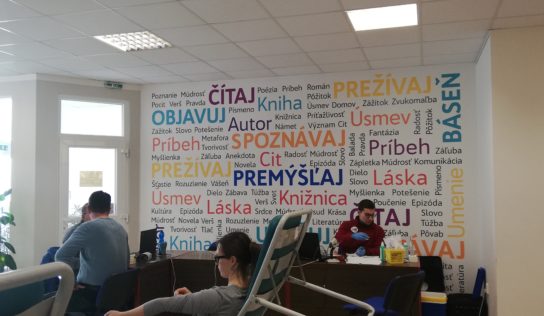Okrem kníh ľudí prilákal aj 2. ročník Kvapky krvi