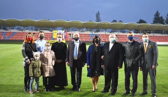 Kaplnka na futbalovom štadióne