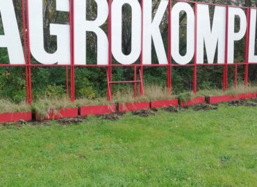 Ikonický nápis „agrokomplex“ sa sťahuje