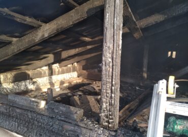 Požiar strechy rodinného domu v Čifároch