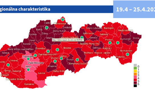 Prichádza sľubované uvoľnenie opatrení. V kraji sú štyri ružové okresy