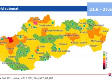 Nové rozdelenie okresov: Nitriansky kraj prechádza od žltej k zelenej – najmiernejšej fázy Covid automatu