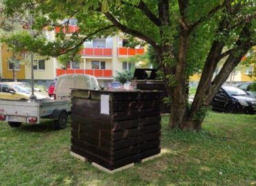 Na Lipovej ulici v Nitre umiestnili komunitný kompostér na kuchynský bioodpad