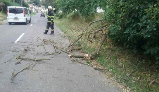 Nepriaznivé počasie si počas víkendu v kraji vyžiadalo desiatky zásahov hasičov