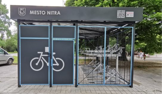 Cyklisti v Nitre už môžu využívať nové cyklogaráže
