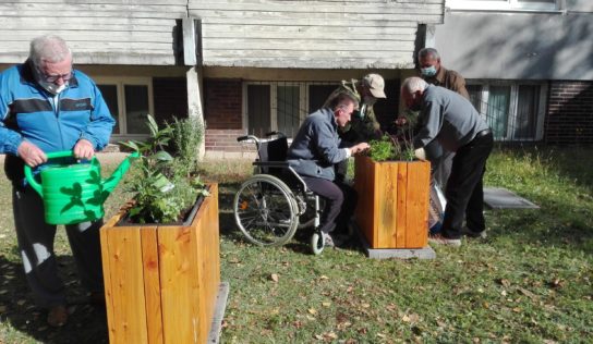 Imobilní klienti v ZSS Nitrava sa napriek hendikepom budú môcť starať o bylinkovú záhradku