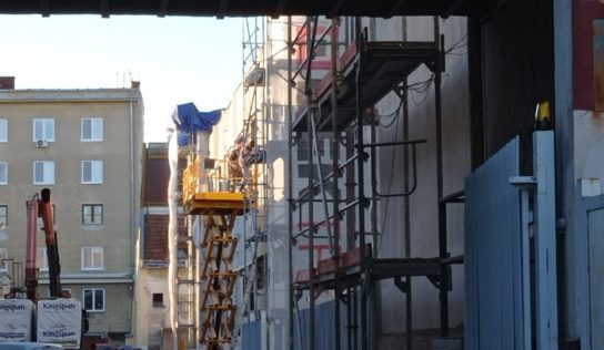V priestoroch budúcej hlavnej pošty v Nitre prebiehajú stavebné úpravy