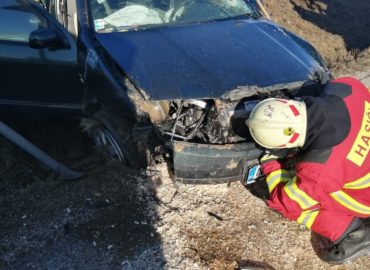 Po hádke s manželkou si opitý sadol za volant a spôsobil nehodu