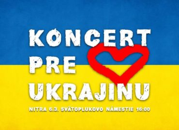 Hudobníci v Nitre vystúpia na znak podpory Ukrajiny