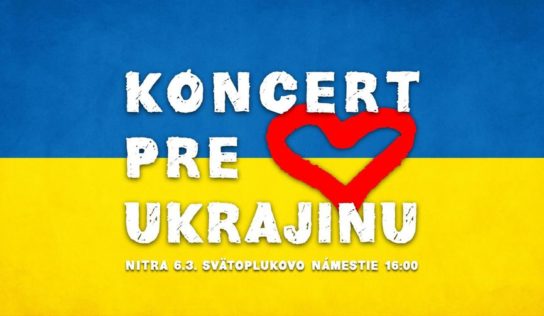Hudobníci v Nitre vystúpia na znak podpory Ukrajiny