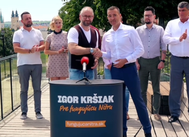 Mimoparlamentná strana Dobrá voľba a Umiernení sa pridala k podpore kandidáta na primátora Igora Kršiaka