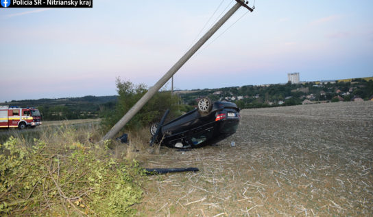 Nitrianski policajti odhalili cez víkend až 11 vodičov s alkoholom v krvi nad jedno promile. Piati z nich havarovali