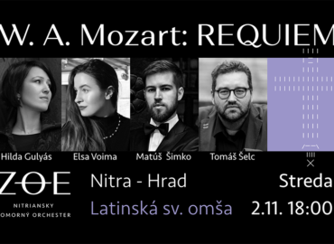 Nitriansky komorný orchester počas sv. omše za zosnulých zahrá Mozartovo Requiem