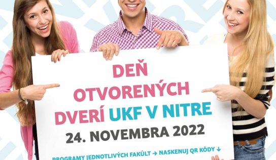 Univerzita Konštantína Filozofa pripravuje Deň otvorených dverí