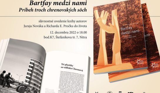 V decembri vychádza publikácia Bartfay medzi nami