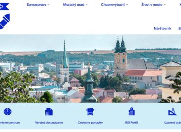 Mesto Nitra spustilo testovaciu verziu novej webovej stránky