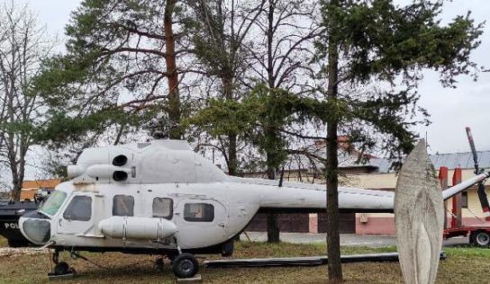 Bývalý záchranársky vrtuľník doslúži ako exponát v Nitre