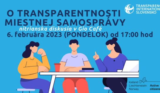 V Nitre sa bude diskutovať o transparentnosti miestnej samosprávy