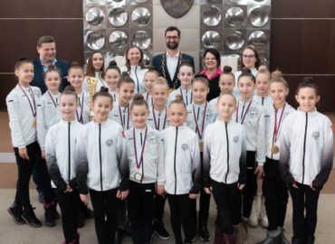 Nitrianska radnica privítala majsterky v modernej gymnastike