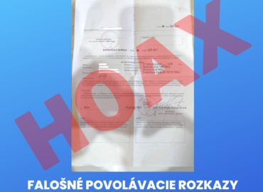 Hoax: Okresný úrad v Nitre povolávací rozkaz neposlal