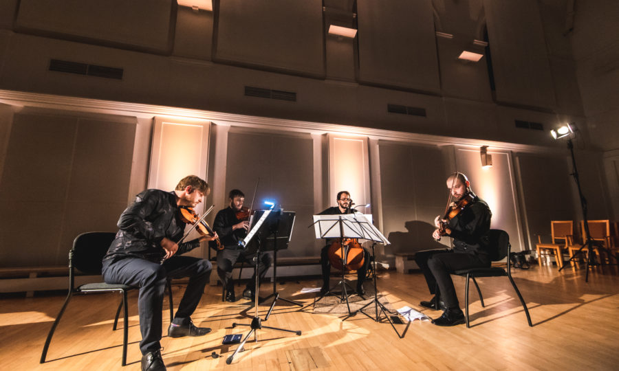 V bode.K7 zaznie „minimal music“ v podaní sláčikového kvarteta Spectrum Quartett