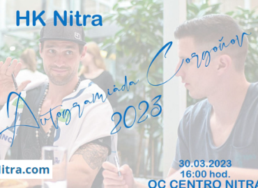 Štvrtkovú autogramiádu HK Nitra doplní sprievodný program