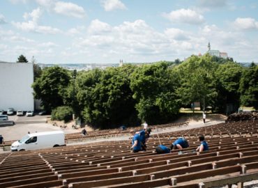 Do opravy nitrianskeho amfiteátra sa zapojilo 115 dobrovoľníkov