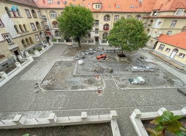 Práce na vnútrobloku na Štúrovej finišujú