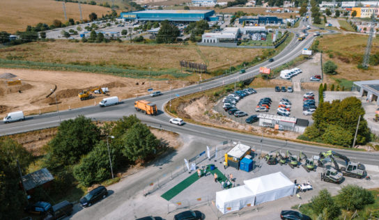 Nitriansky kraj začal s prestavbou dôležitej križovatky