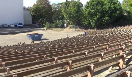 Nitriansky amfiteáter prechádza postupnou obnovou