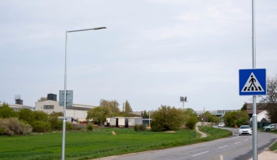 Nové osvetlenia nad priechodmi pre chodcov v Nitre